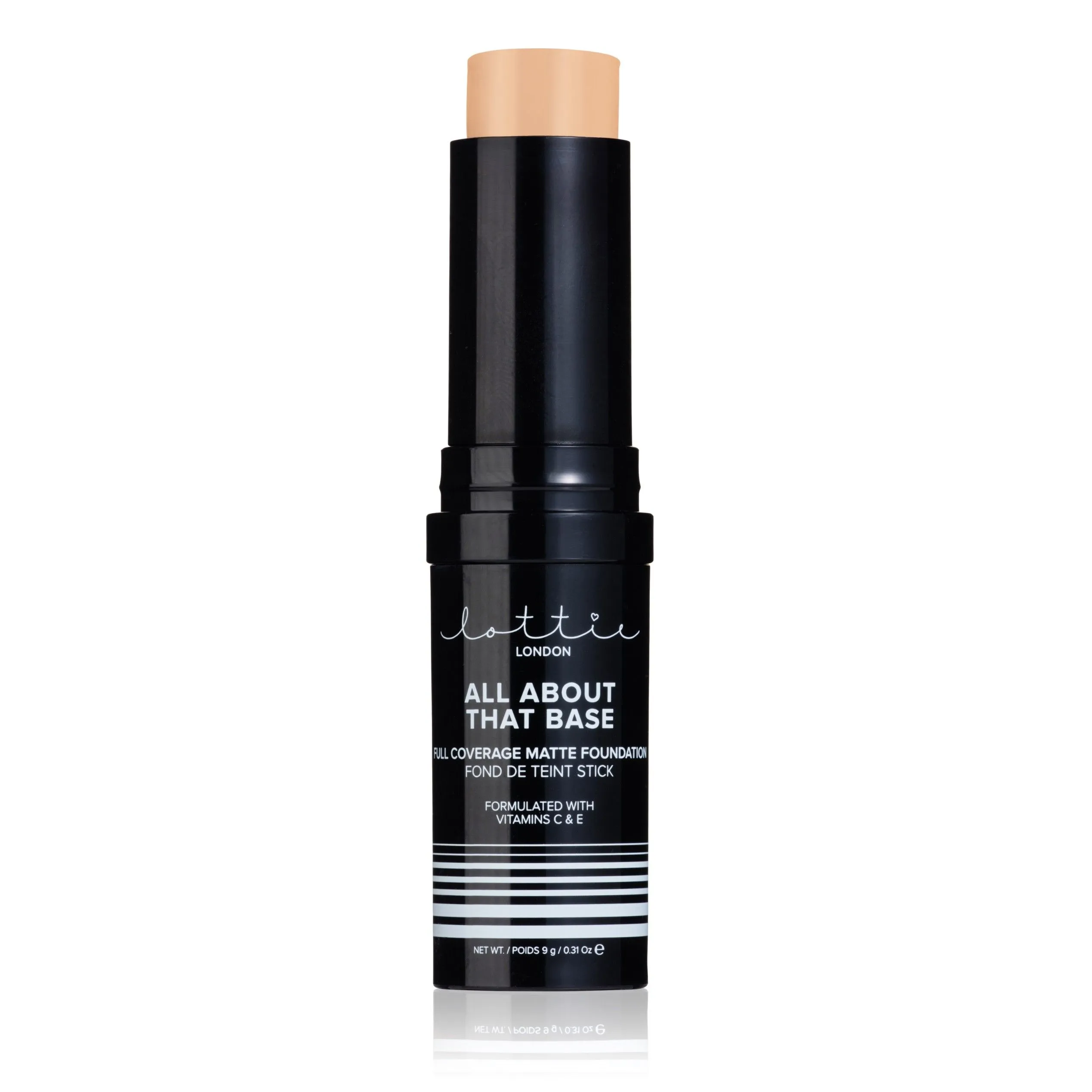 Lottie London All About That Base Full Coverage Matte Foundation Stick - Toasted Almond