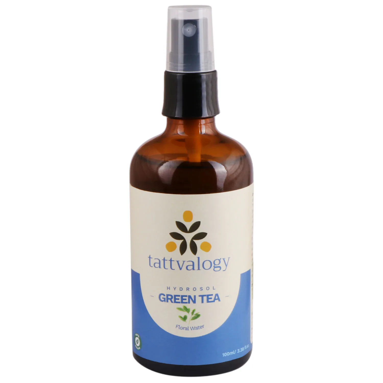 Tattvalogy Green Tea Detoxifying Toner, Hydrosol for Refreshing, All Skin Types