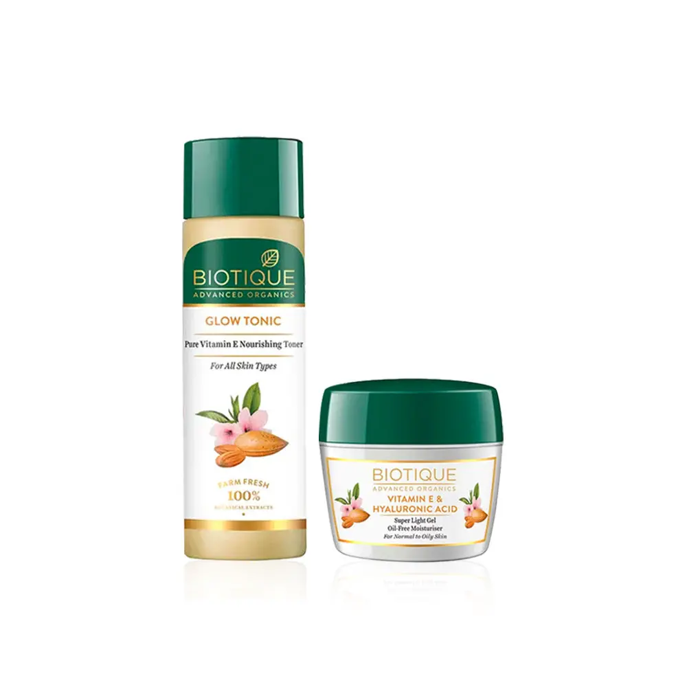 Biotique Vitamin E Moisturiser & Toner Combo