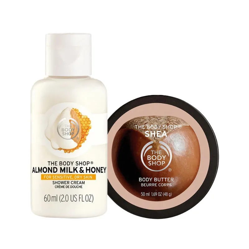 The Body Shop Milk & Honey Shower Cream & Shea Body Butter