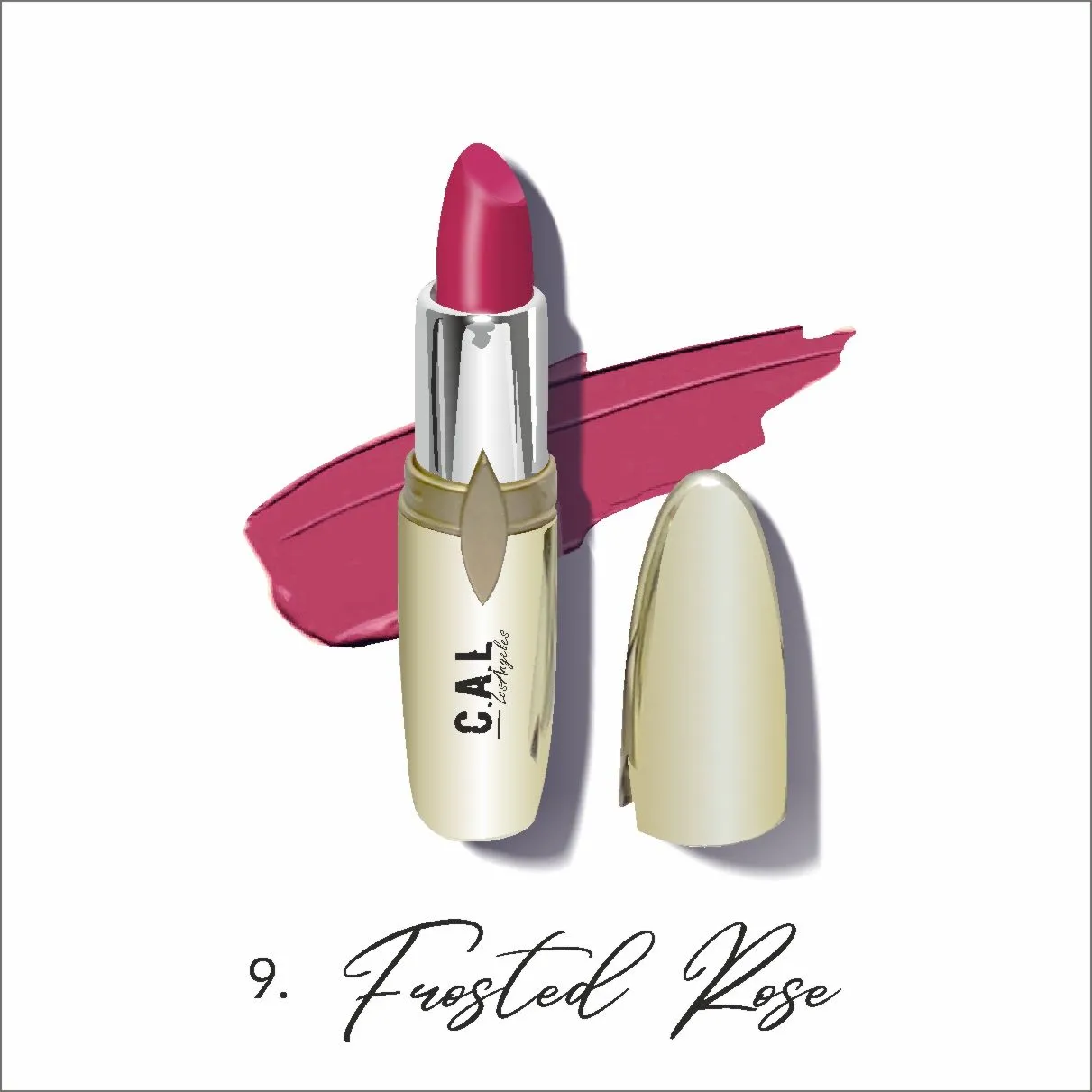 C.A.L Los Angeles Perfect Pout Lipstick - Frosted Rose