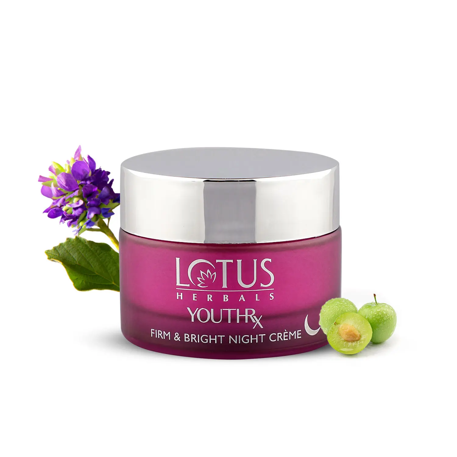 Lotus Herbals YouthRx Firm & Bright Night Cream | Bakuchiol Retinol & Vitamin C | Anti Ageing & Brightening | 50g