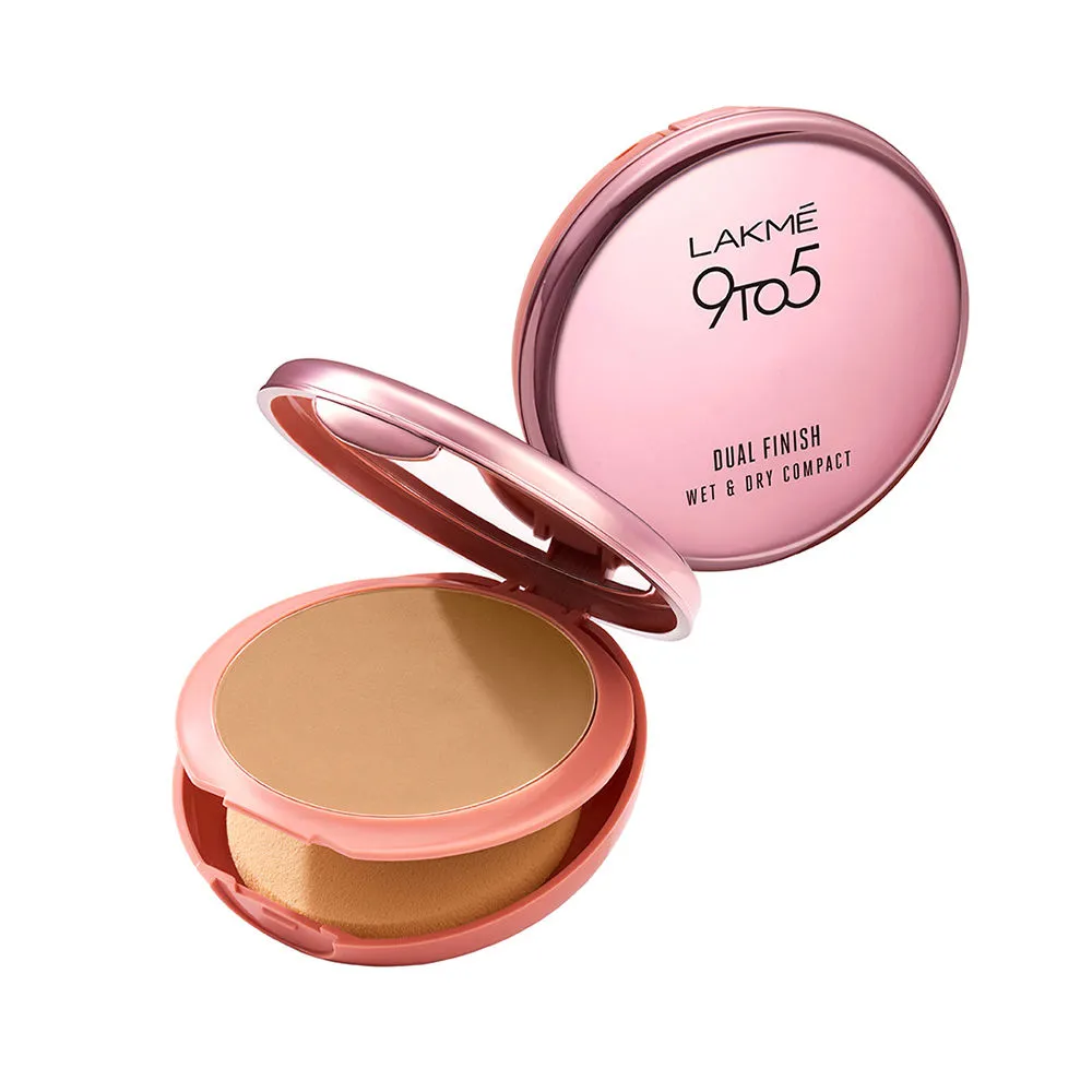 Lakme 9 To 5 Wet & Dry Compact - 34 Almond