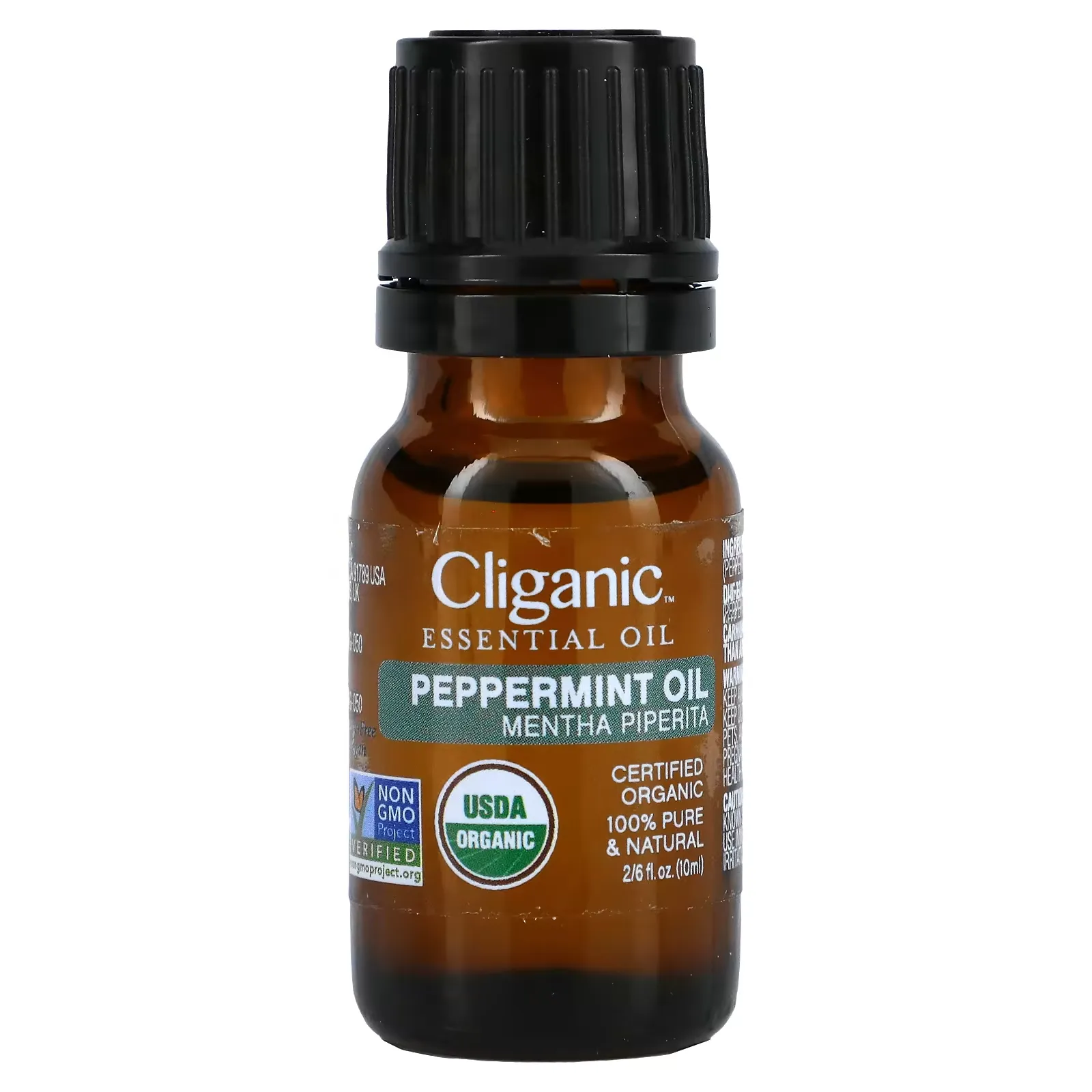 100% Pure Essential Oil, Peppermint, 0.33 fl oz, 10 ml