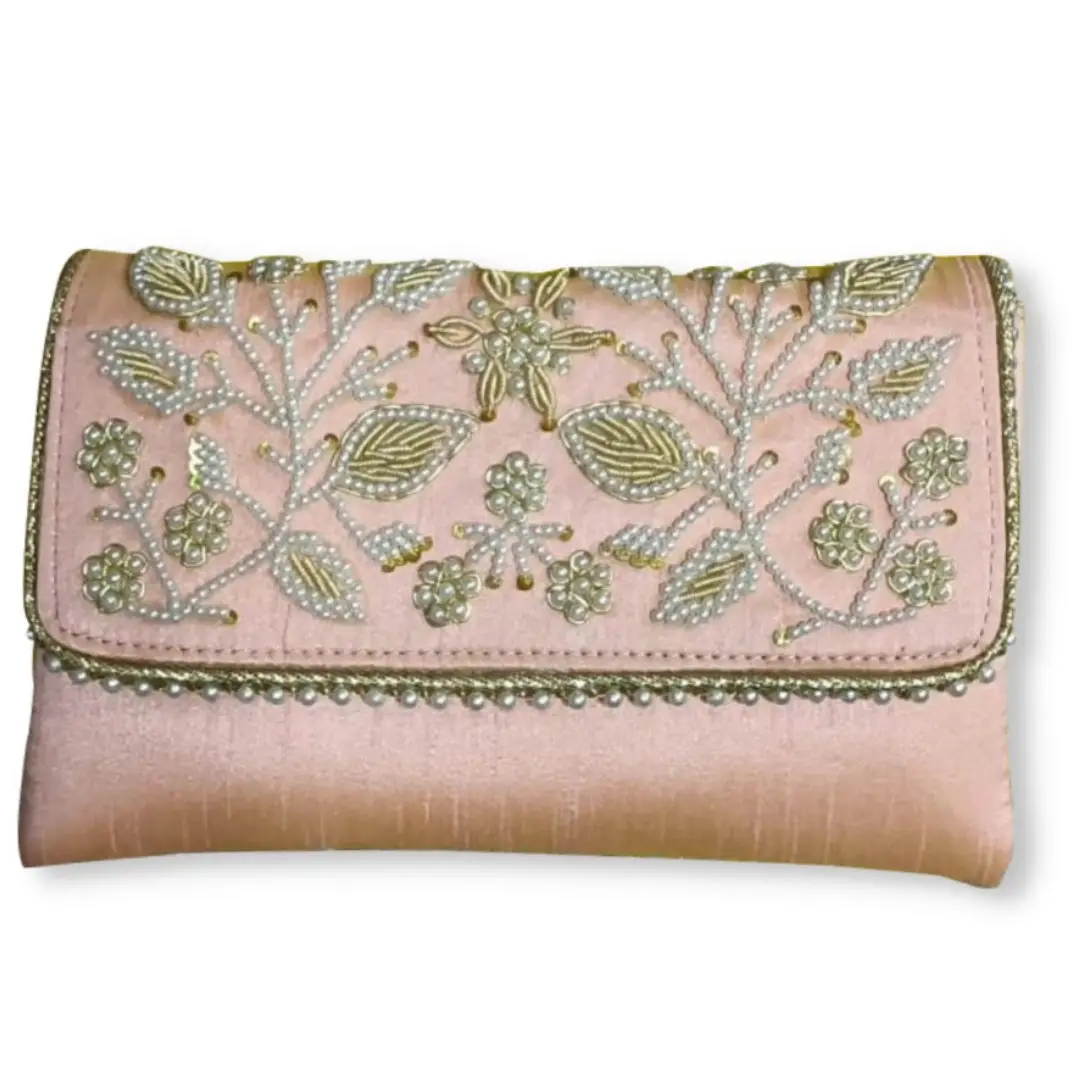 GoNari Designer Festive Clutch (Multicolored)