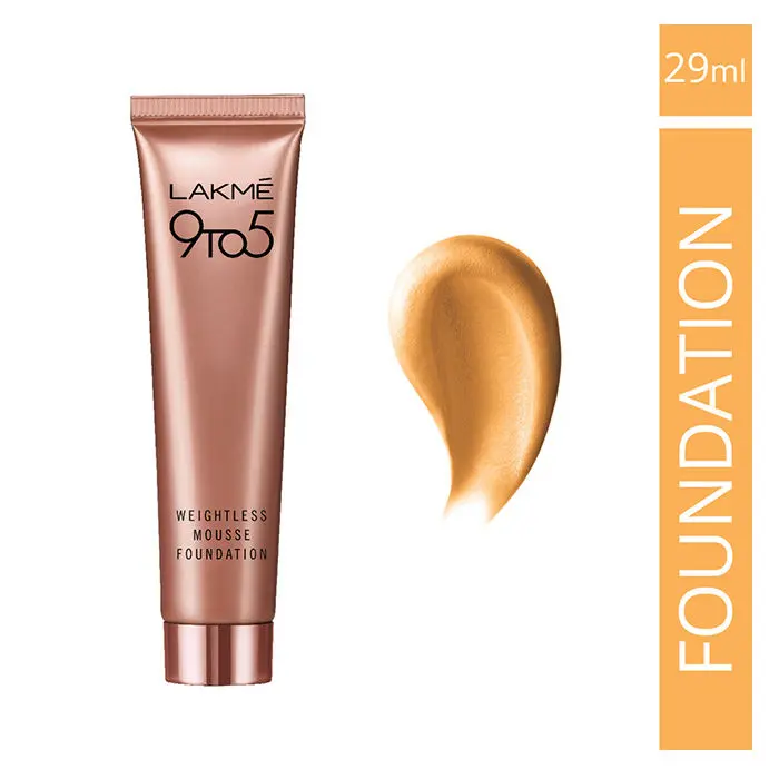 Lakme 9 To 5 Weightless Mousse Foundation - Beige Vanilla (25 g)