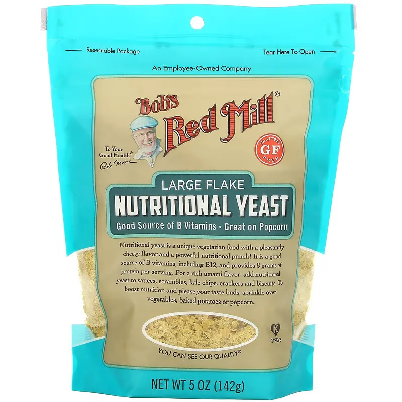 Large Flake Nutritional Yeast, Gluten Free, 5 oz (142 g)