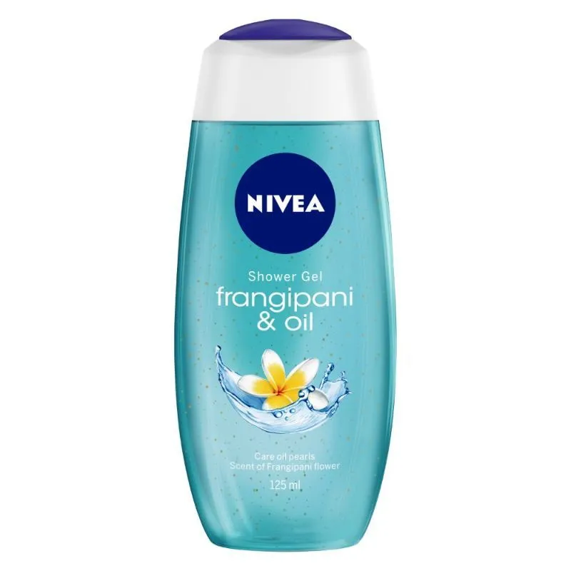 NIVEA Body Wash, Frangipani & Oil Shower Gel, Pampering Care & Refreshing Scent of Frangipani Flower