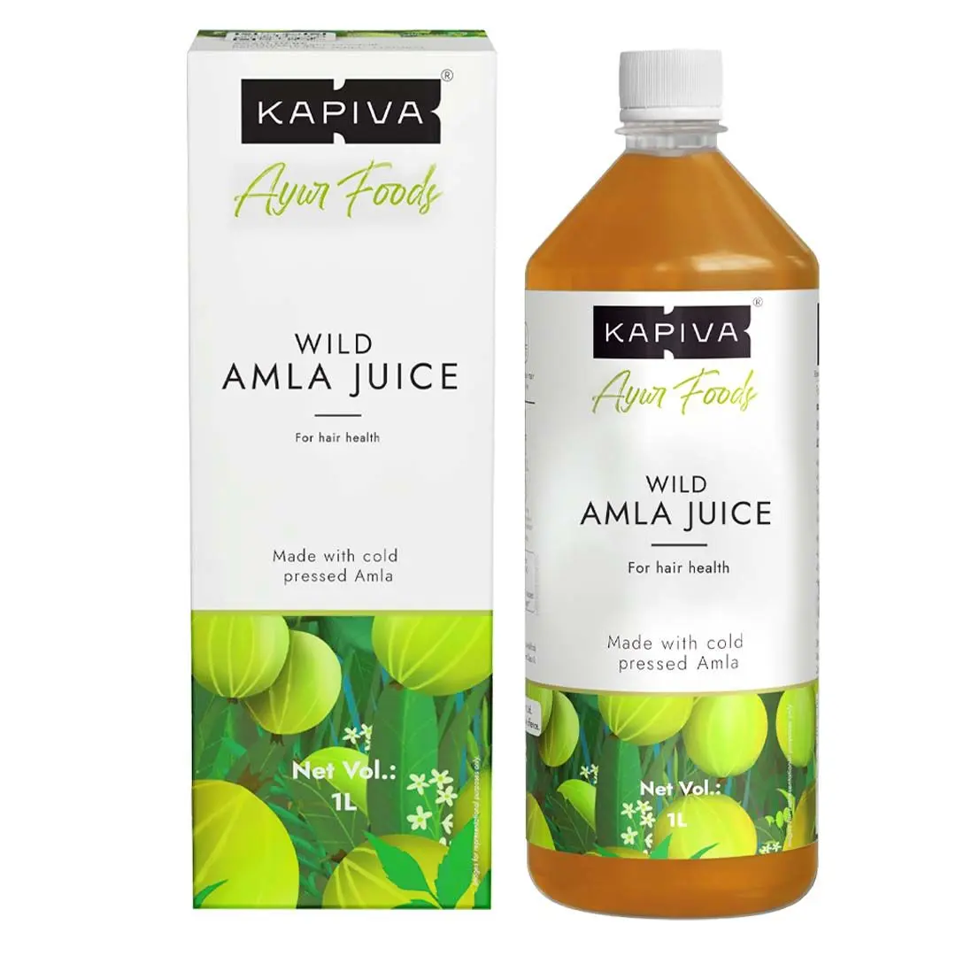 Kapiva Wild Amla Juice 1L | Made with cold pressed Amla| Made From Pratapgarh Amlas | No Added Sugar