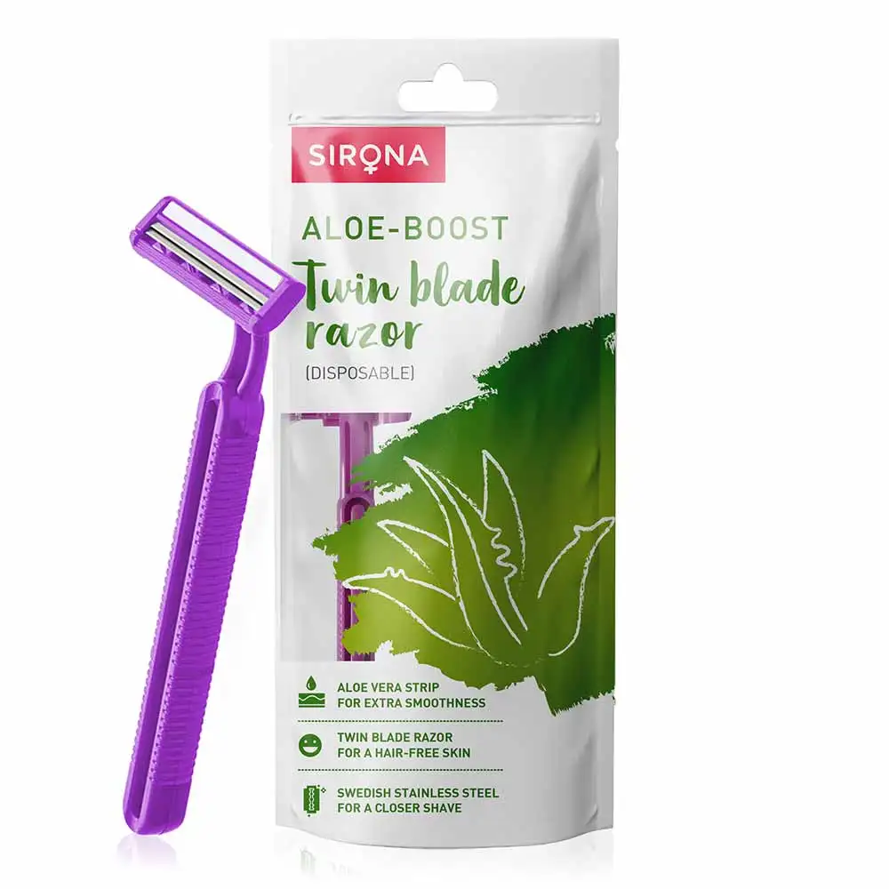 Sirona Disposable Shaving Razor,  1 Piece(s)/Pack  for Women with Aloe Boost