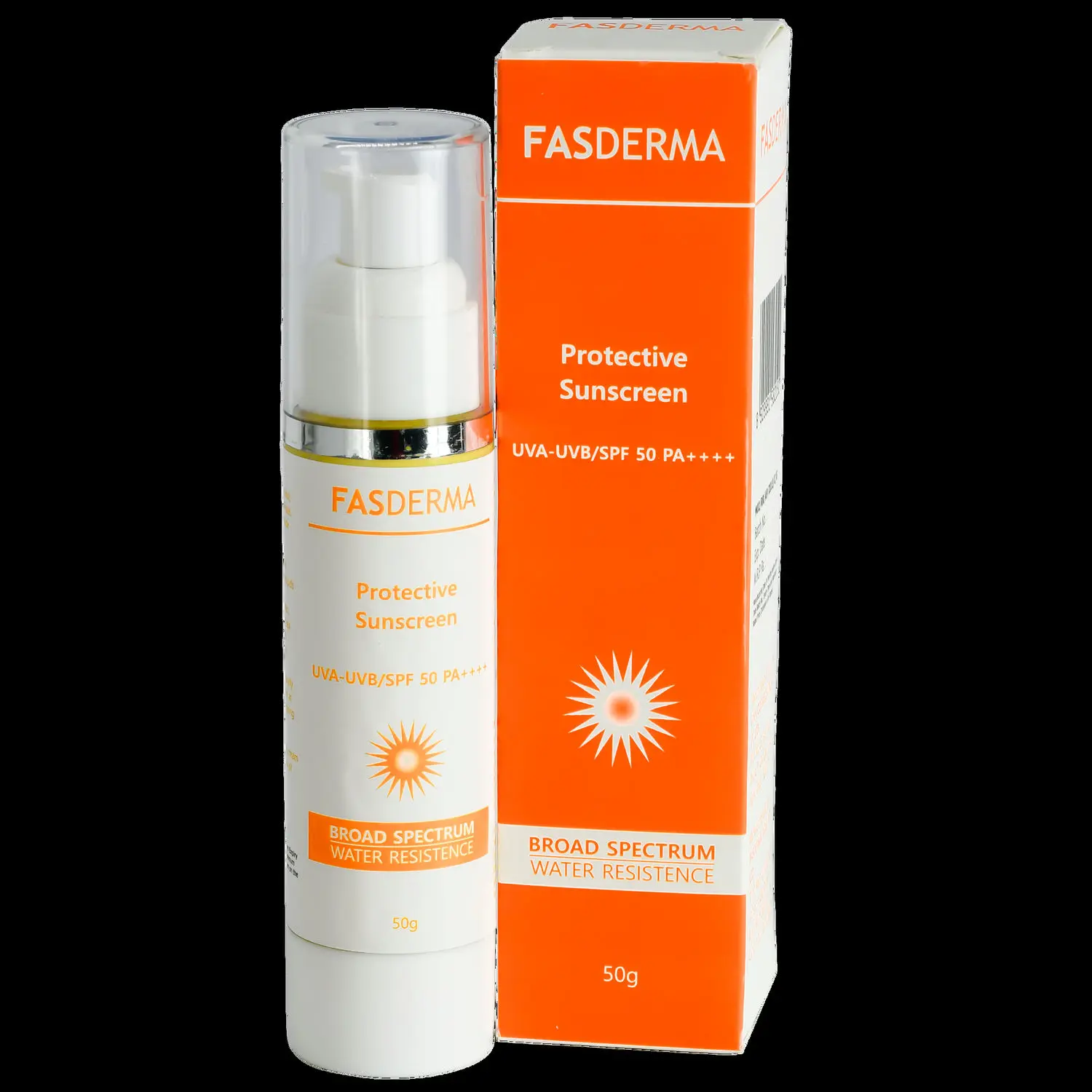 Fasderma Protective Sunscreen UVA-UVB/SPF 50 PA++++ 50gm