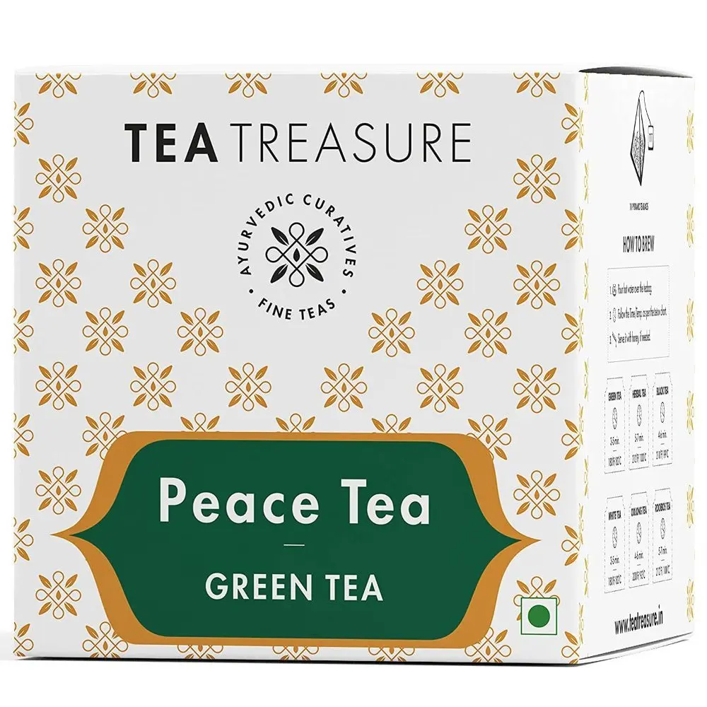 Tea Treasure Peace Tea - 10 Pyramid Tea Bags