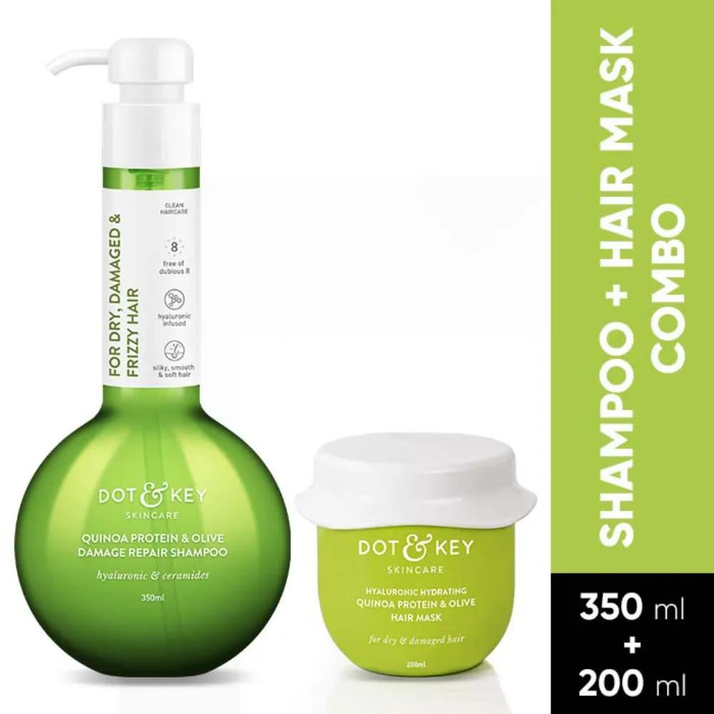 Dot & Key Damage Repair Shampoo (350ml) & Hair Mask (200ml) 2-Step Routine