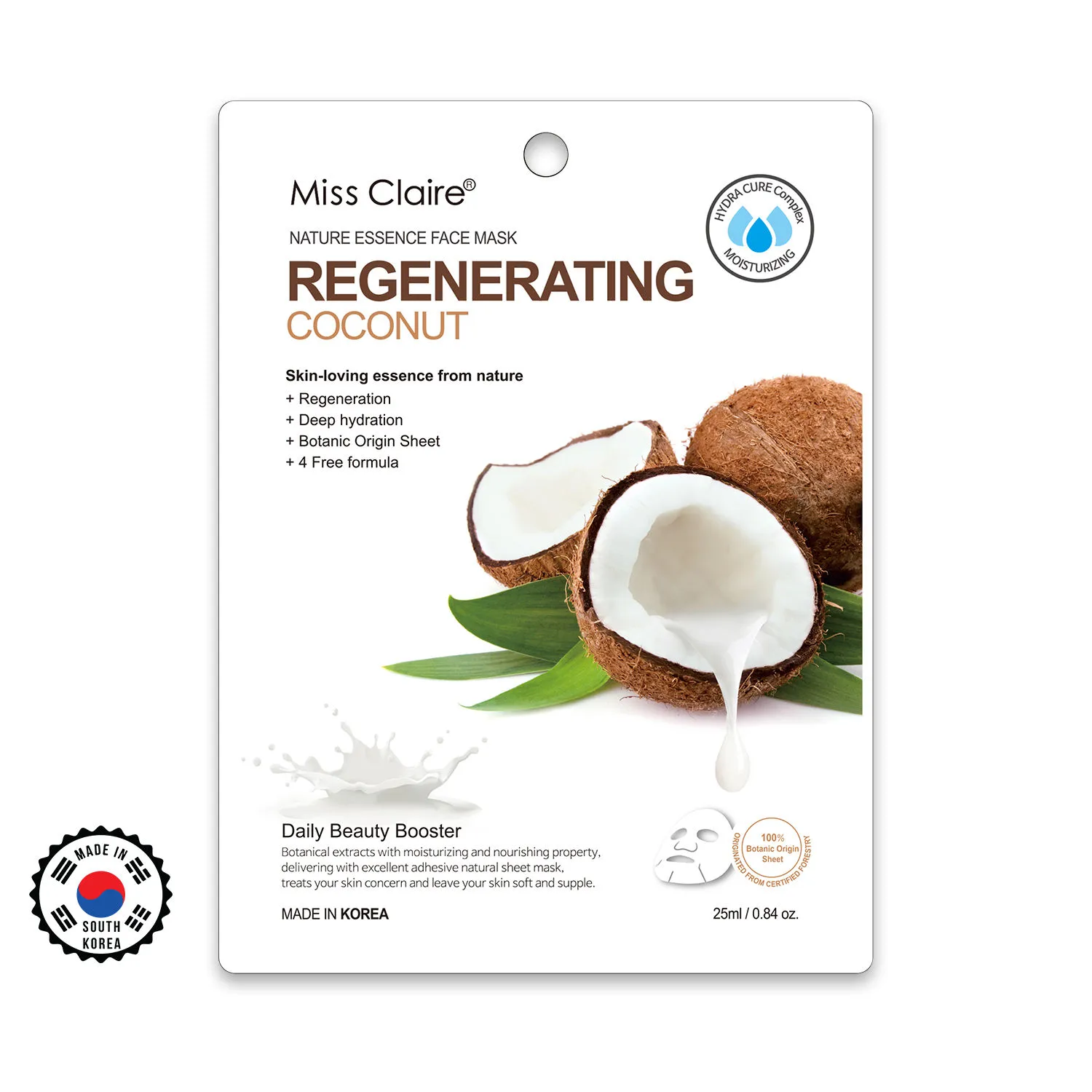 Miss Claire Nature Essence Face Mask - Coconut