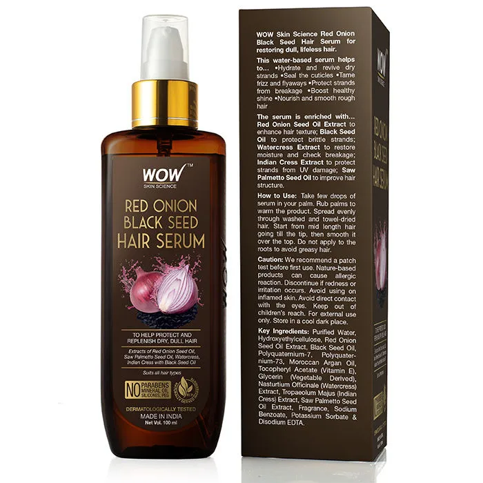 WOW Skin Science Red Onion Black Seed Hair Serum