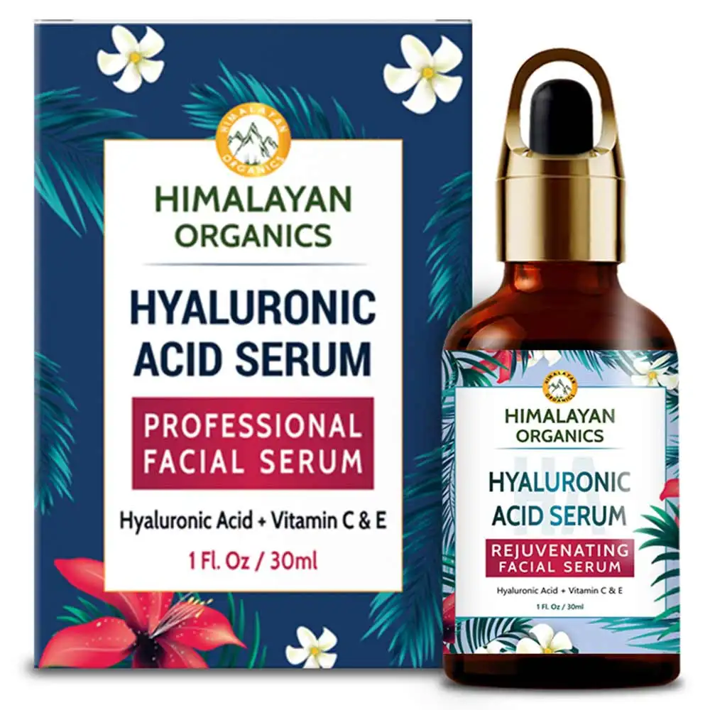 Himalayan Organics Hyaluronic Acid Serum,  30 ml  for Face Capture Youth with Retinol