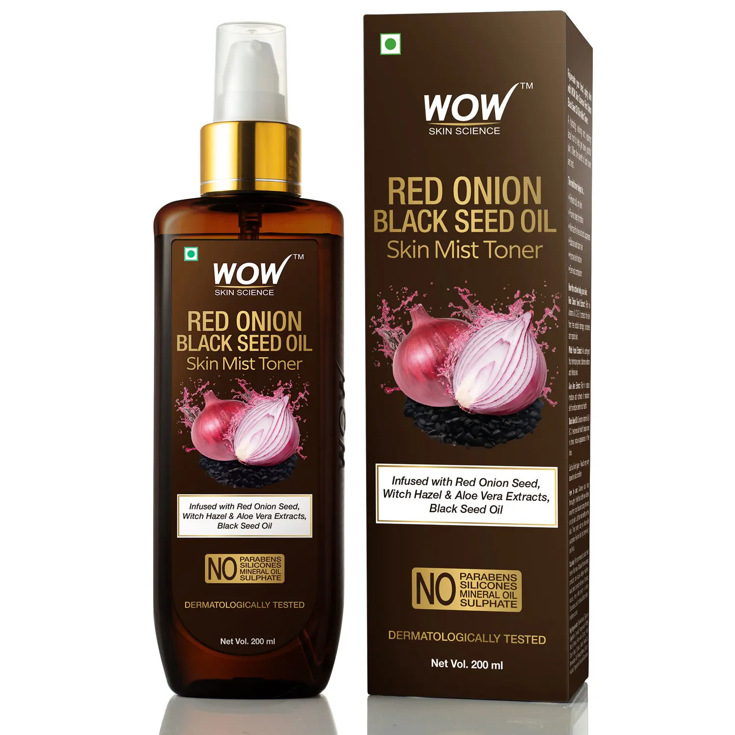 WOW Skin Science Red Onion Skin Mist Toner (200 ml)