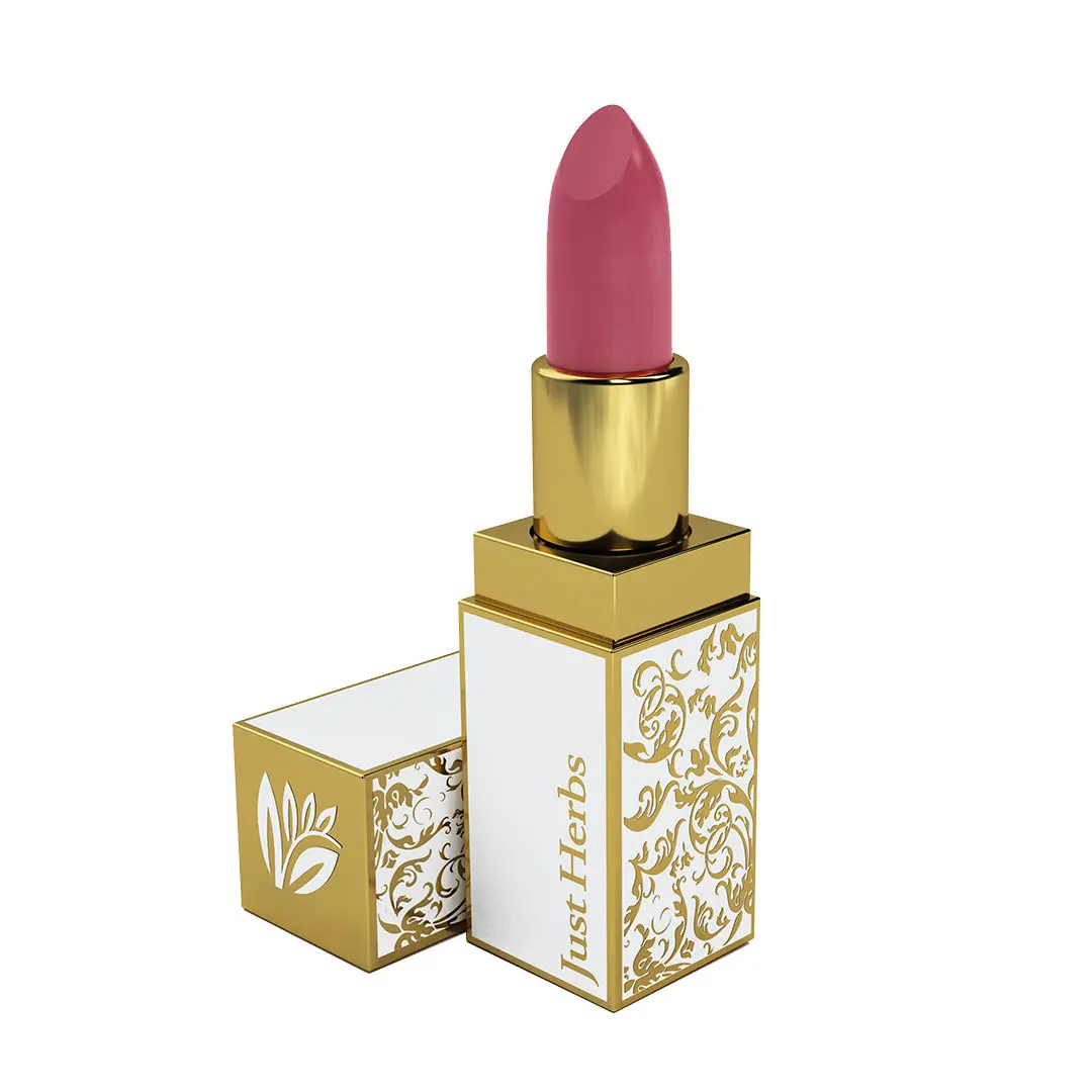 Just Herbs Herb Enriched Ayurvedic Lipstick (Peachy Pink, Shade no. 2)