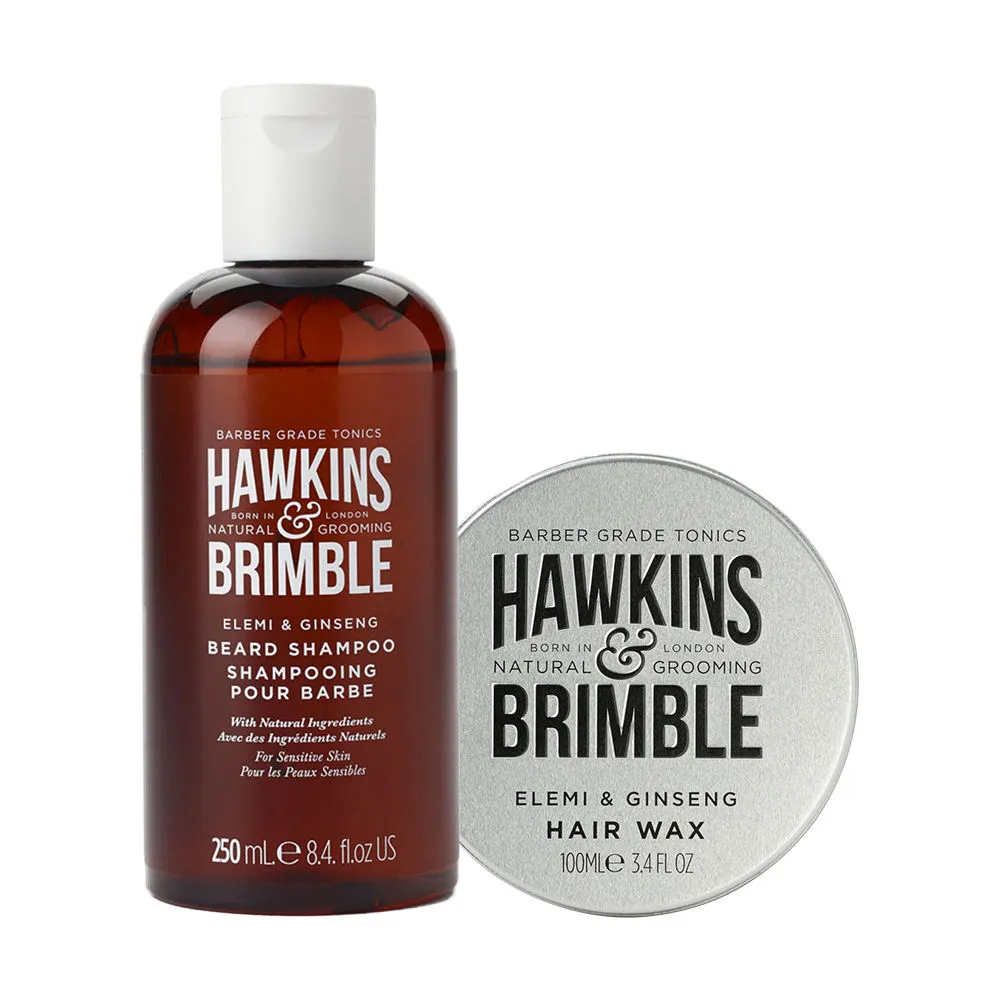 Hawkins & Brimble Beard Shampoo & Hair Wax