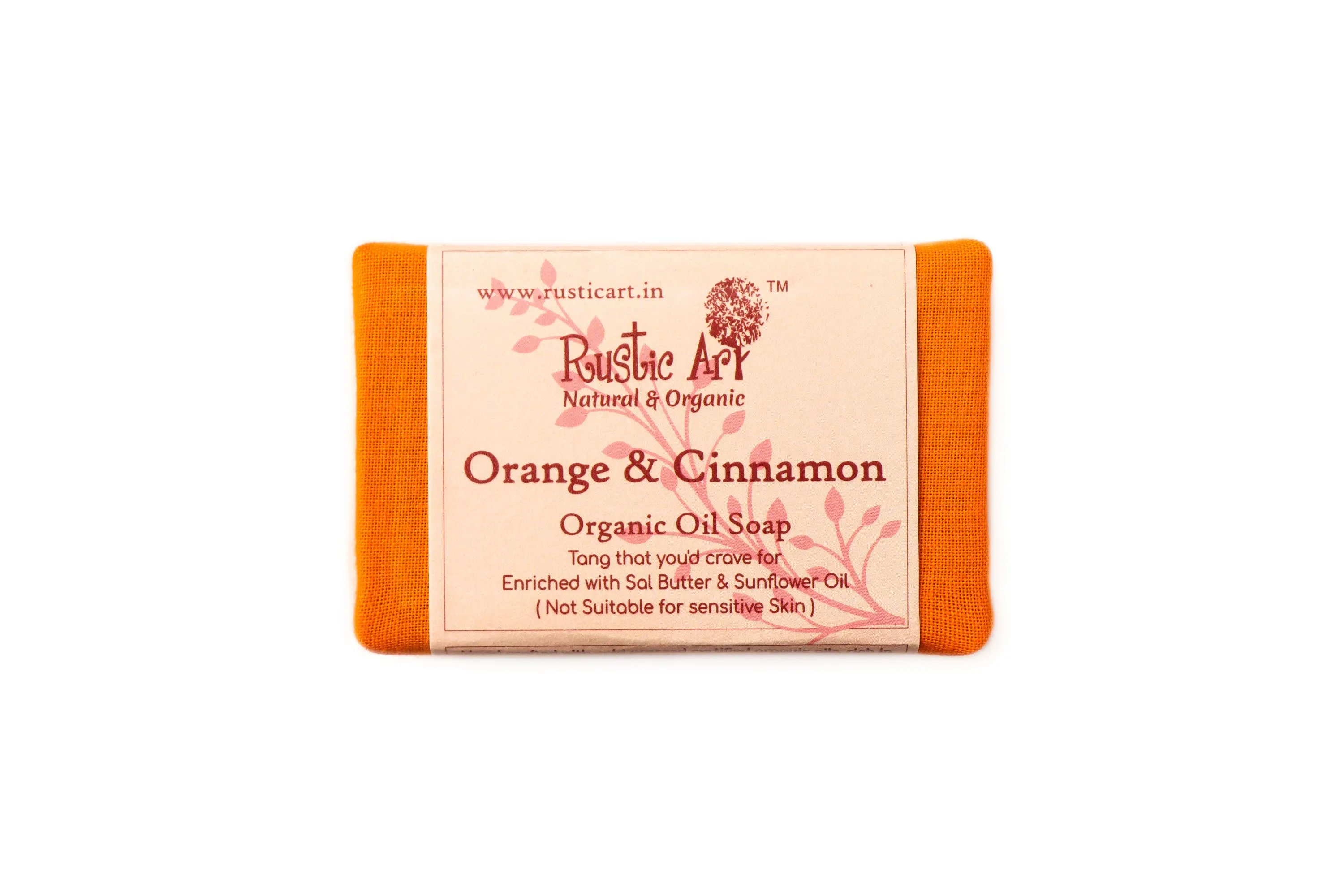 Rustic Art Organic Orange & Cinnamon Soap