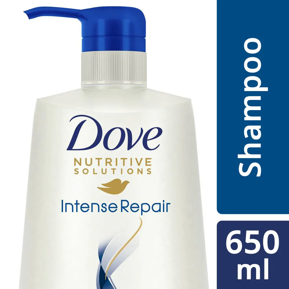 Dove Intense Repair Shampoo + Damage Solutions Intense Repair Conditioner