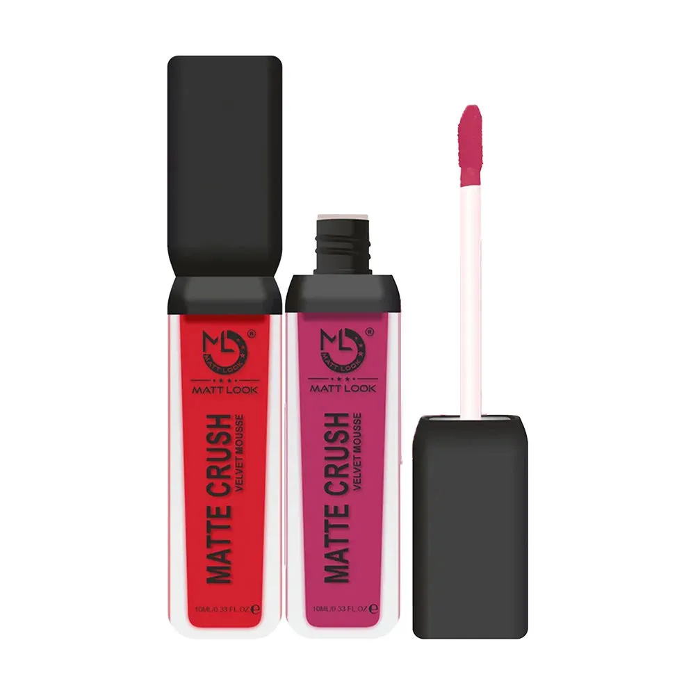 Matt look Matte Crush Velvet Mousse Lipstick Combo - 15