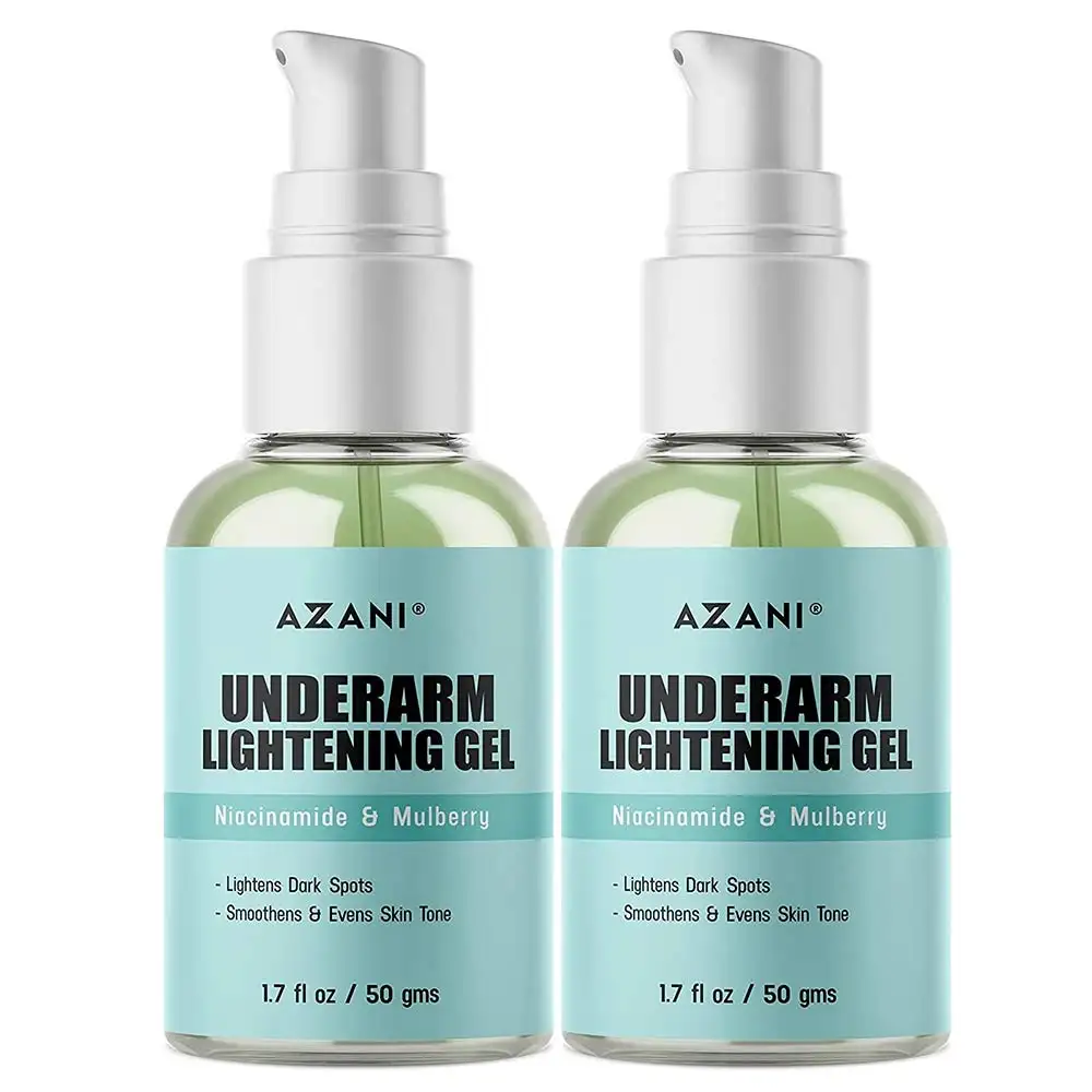 Azani Active Care Underarm Lightening Gel,  50 g  Niacinamide & Mulberry Pack of 2