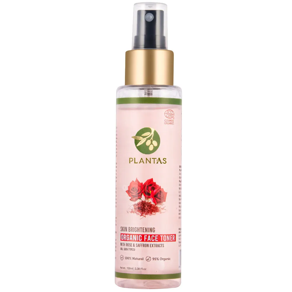 PLANTAS Skin Brightening Organic Face Toner