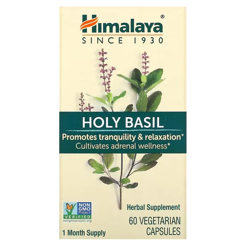 Holy Basil, 60 Vegetarian Capsules