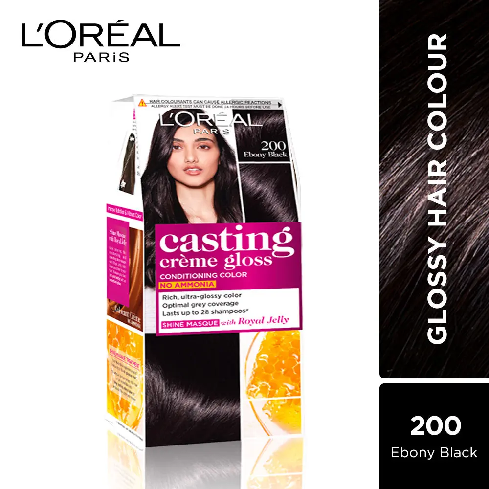 L'Oreal Paris Casting Creme Gloss 200 Ebony Black