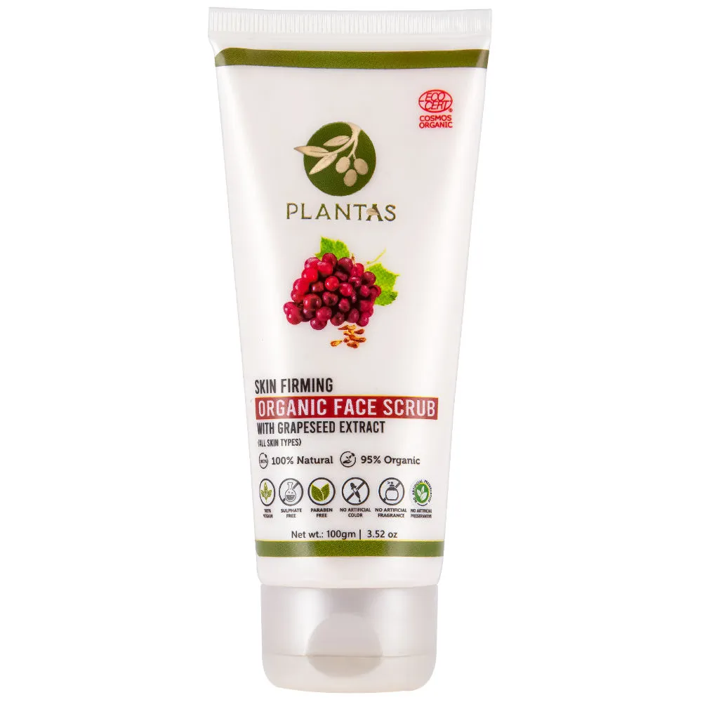 PLANTAS Skin Firming Organic Face Scrub