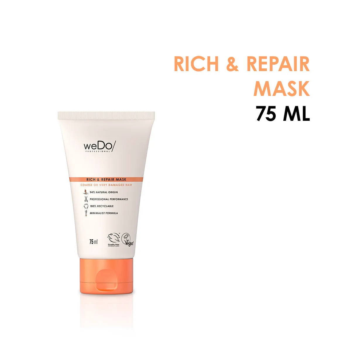 weDo Professional Rich & Repair Mask For Damaged Hair & Frizz - Silicone Free & Eco Friendly