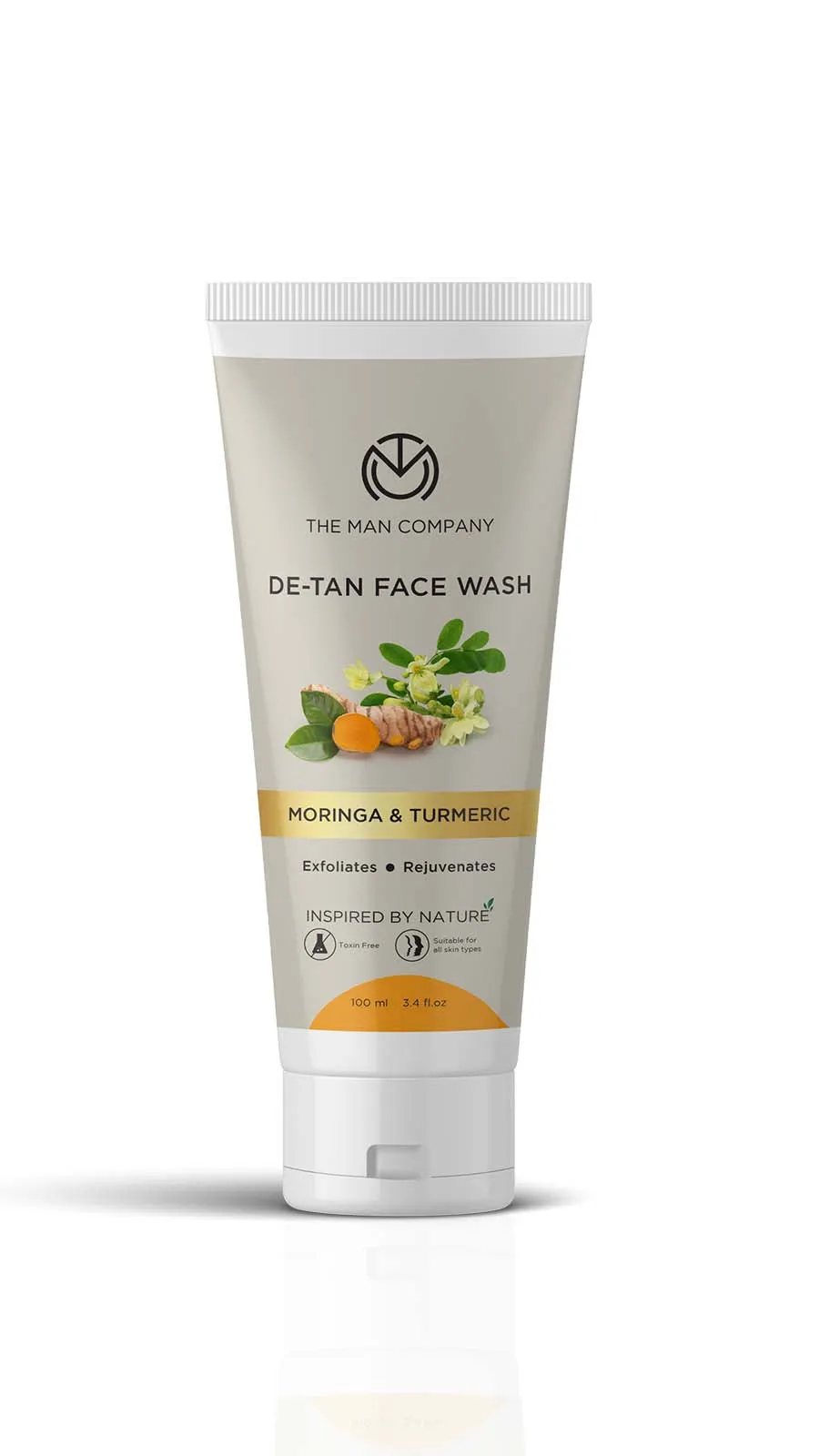 The Man Company De-tan Facewash With Turmeric & Moringa