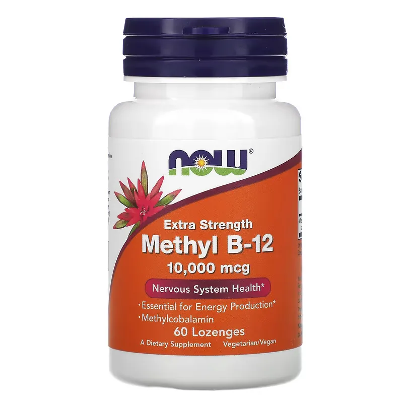 Extra Strength Methyl B-12, 10,000 mcg, 60 Lozenges