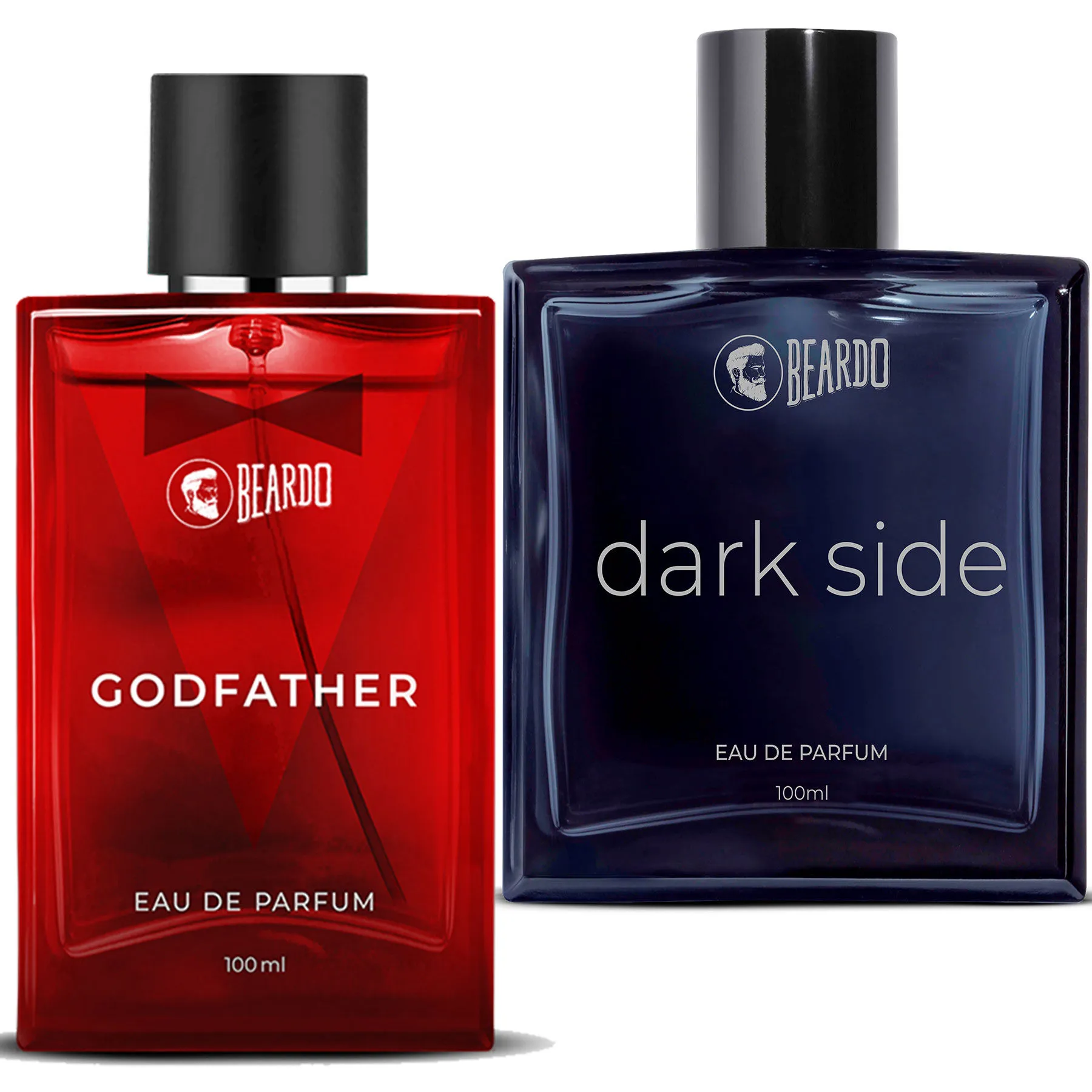 Beardo Dark Side and Godfather Perfume For Men-- set of 2 EDP only.