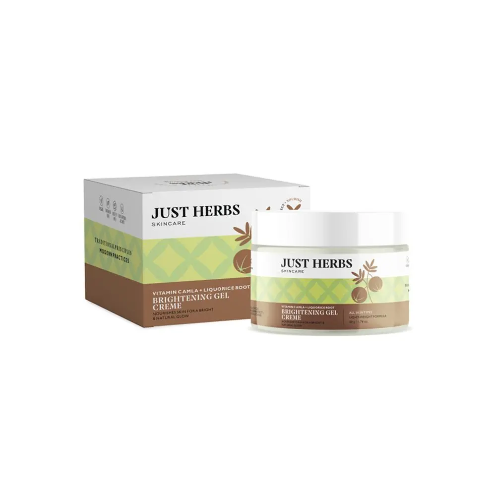 Just Herbs vitamin C Amla + Liquorice Root brightening gel creme 50 ml