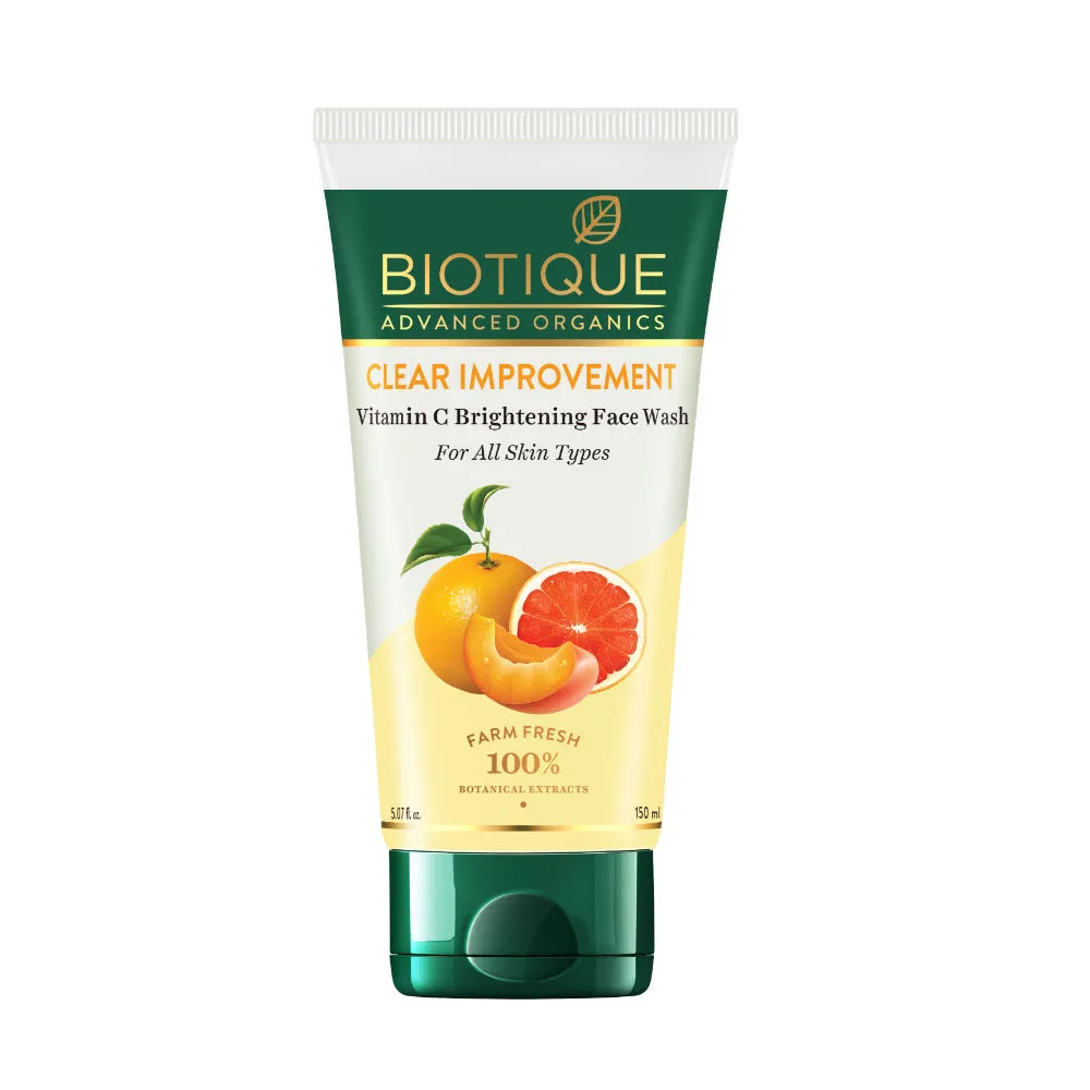 Biotique Advanced Organics Clear Improvement Vitamin C Brightening Face Wash