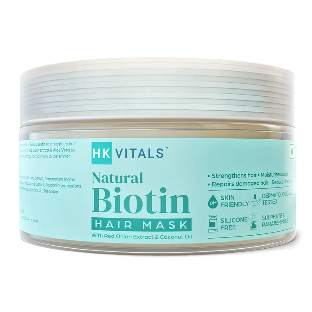 Healt HK Vitals Biotin Hair Mask,  200 ml  with Coconut Oil