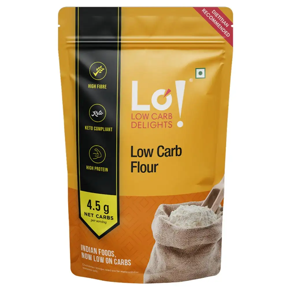 Lo! Foods Low Carb Atta,  High Protein Flour | Healthy Atta  5 kg