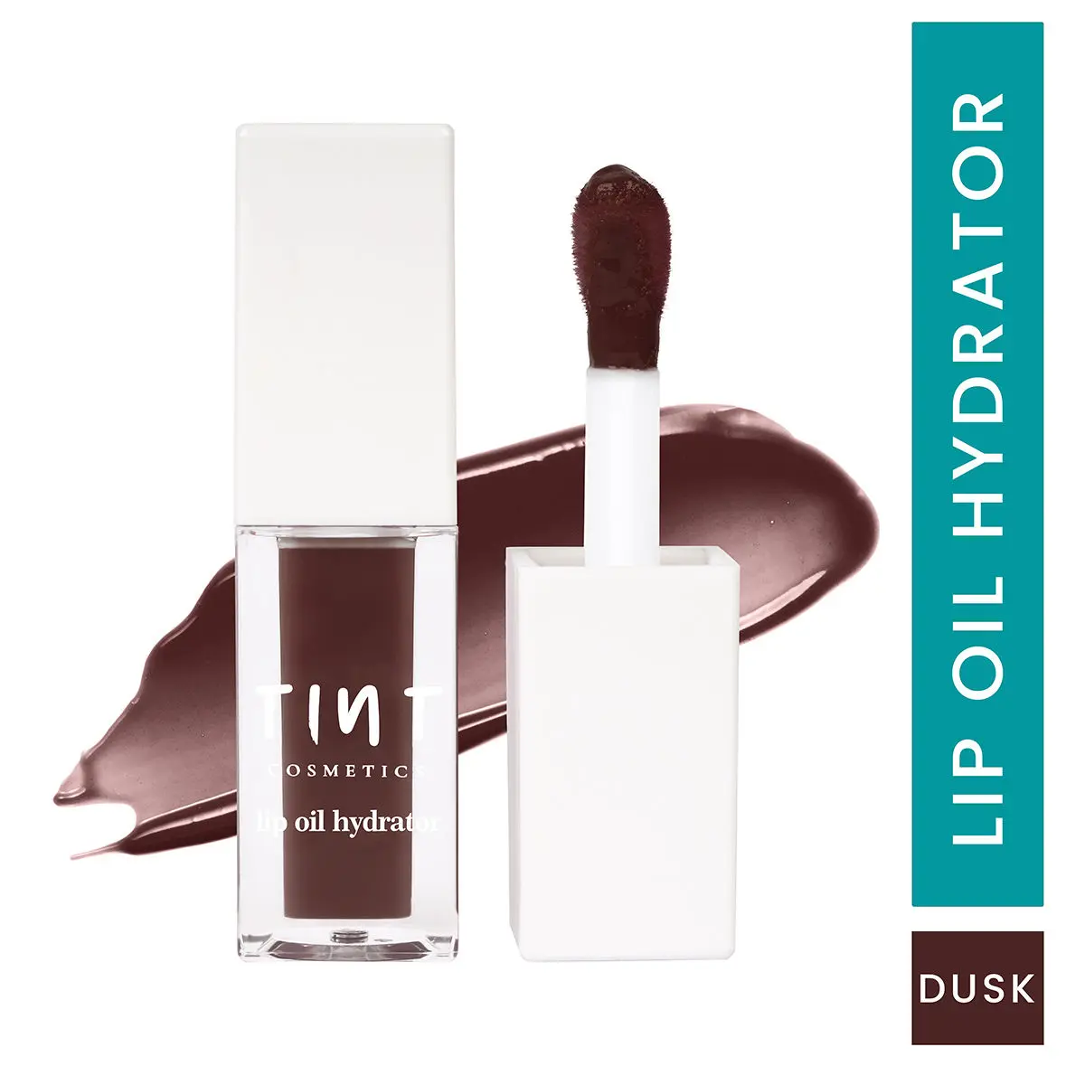 Tint Cosmetics Dusk Lip Oil, Chocolate Brown, 6ml