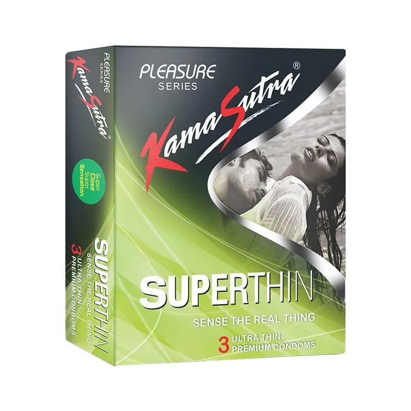 Kamasutra Superthin Condoms - 3Pcs