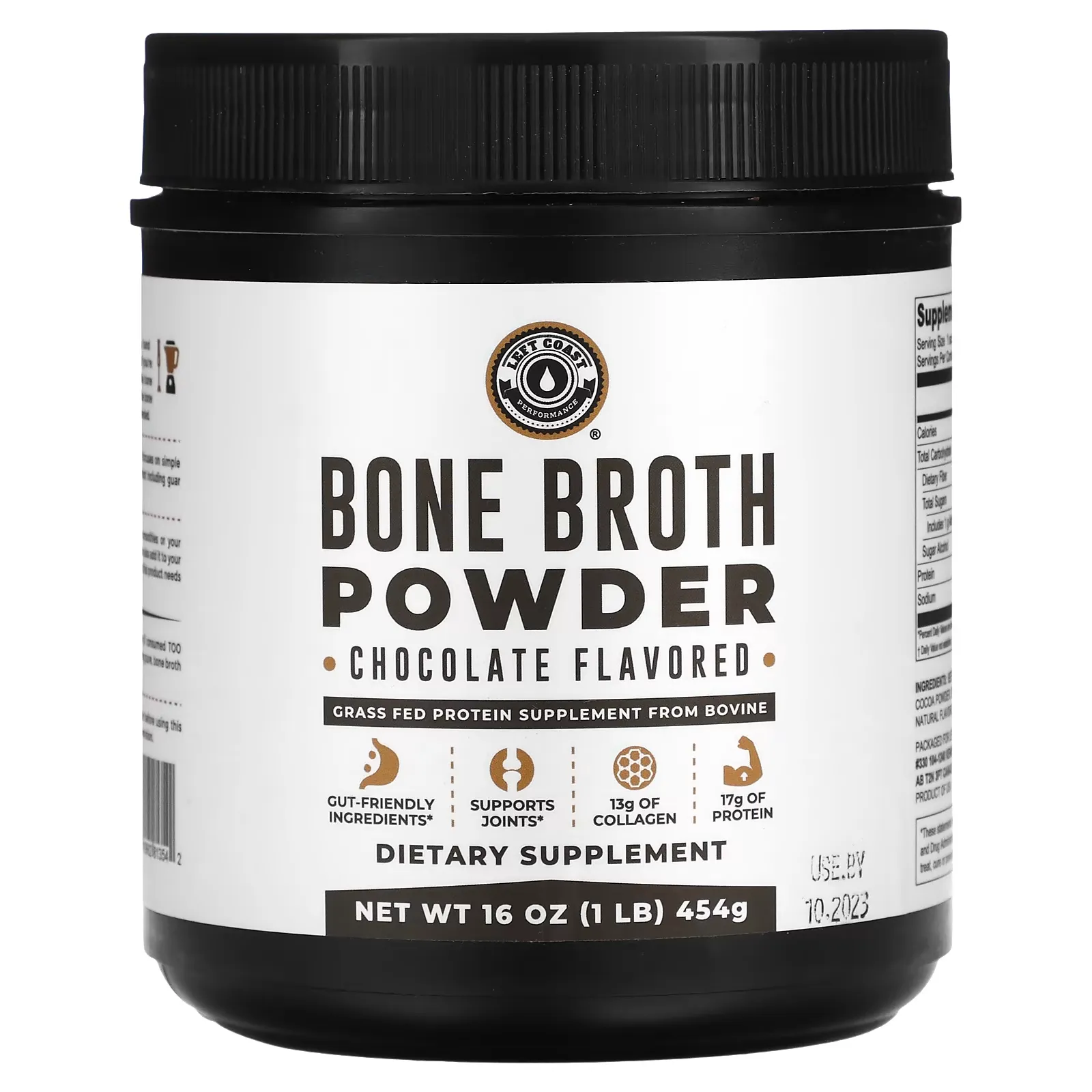 Bone Broth Powder, Chocolate, 1 lb (454 g)