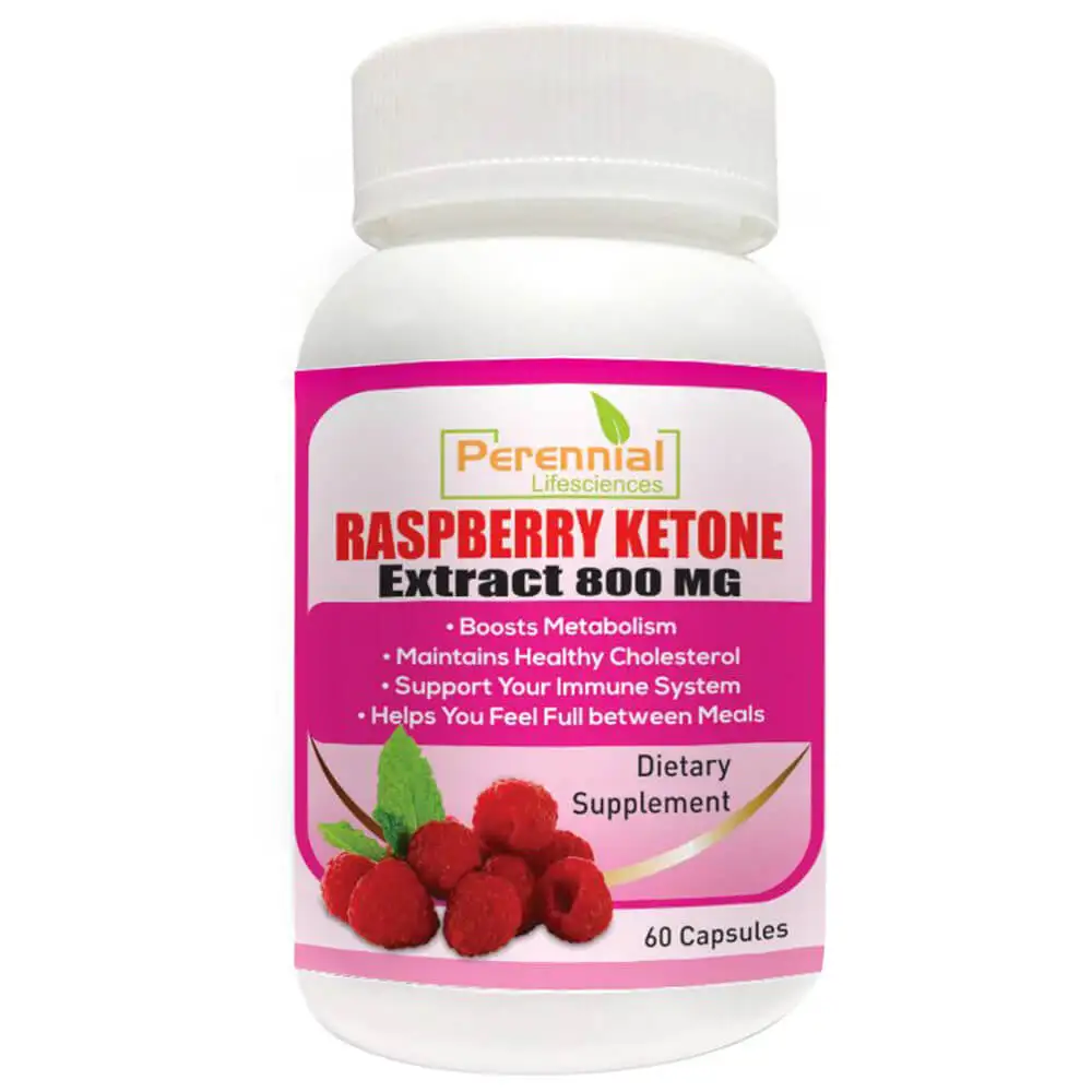 Perennial Lifesciences Raspberry Ketone Extract 800mg,  60 capsules