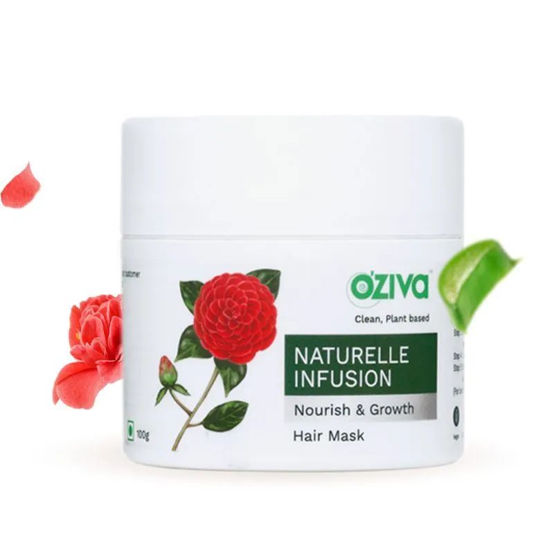 OZiva Naturelle Infusion Nourish & Growth Hair Mask (with Rosemary & Shikakai) for Hair Growth