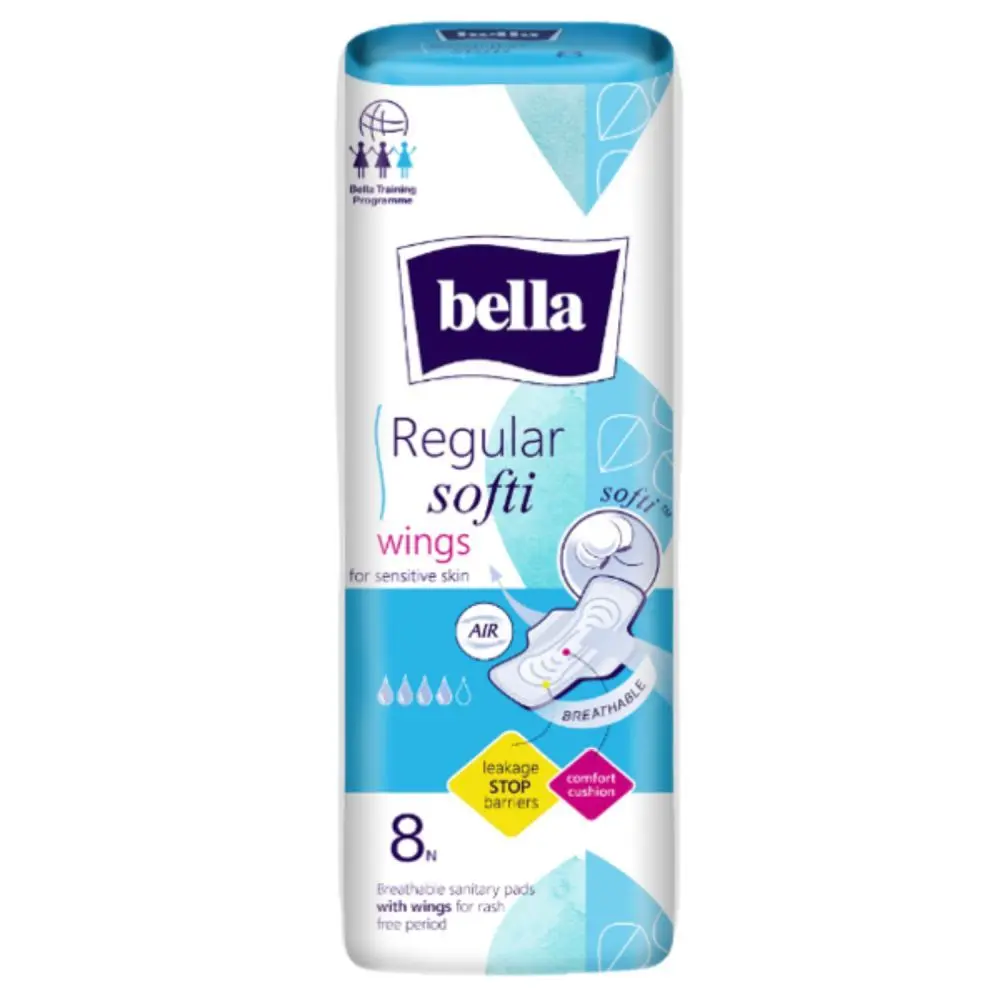 Bella Regular Softi Sanitary Pads 8 Pcs