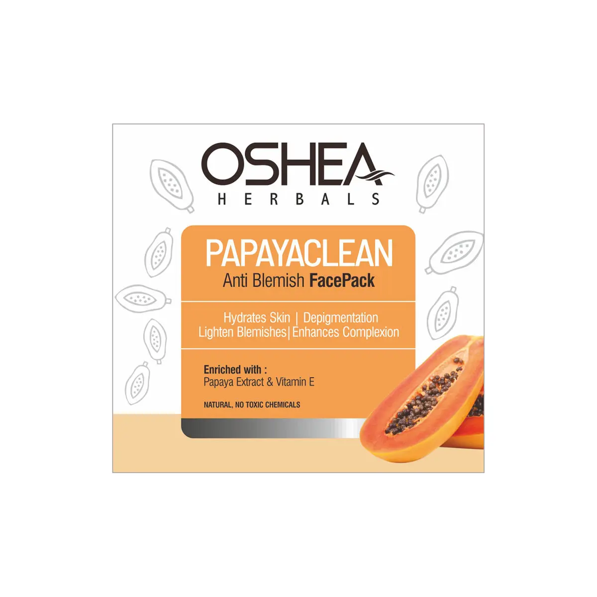 Oshea Herbals Papaya clean Anti Blemish Face pack 100Grams