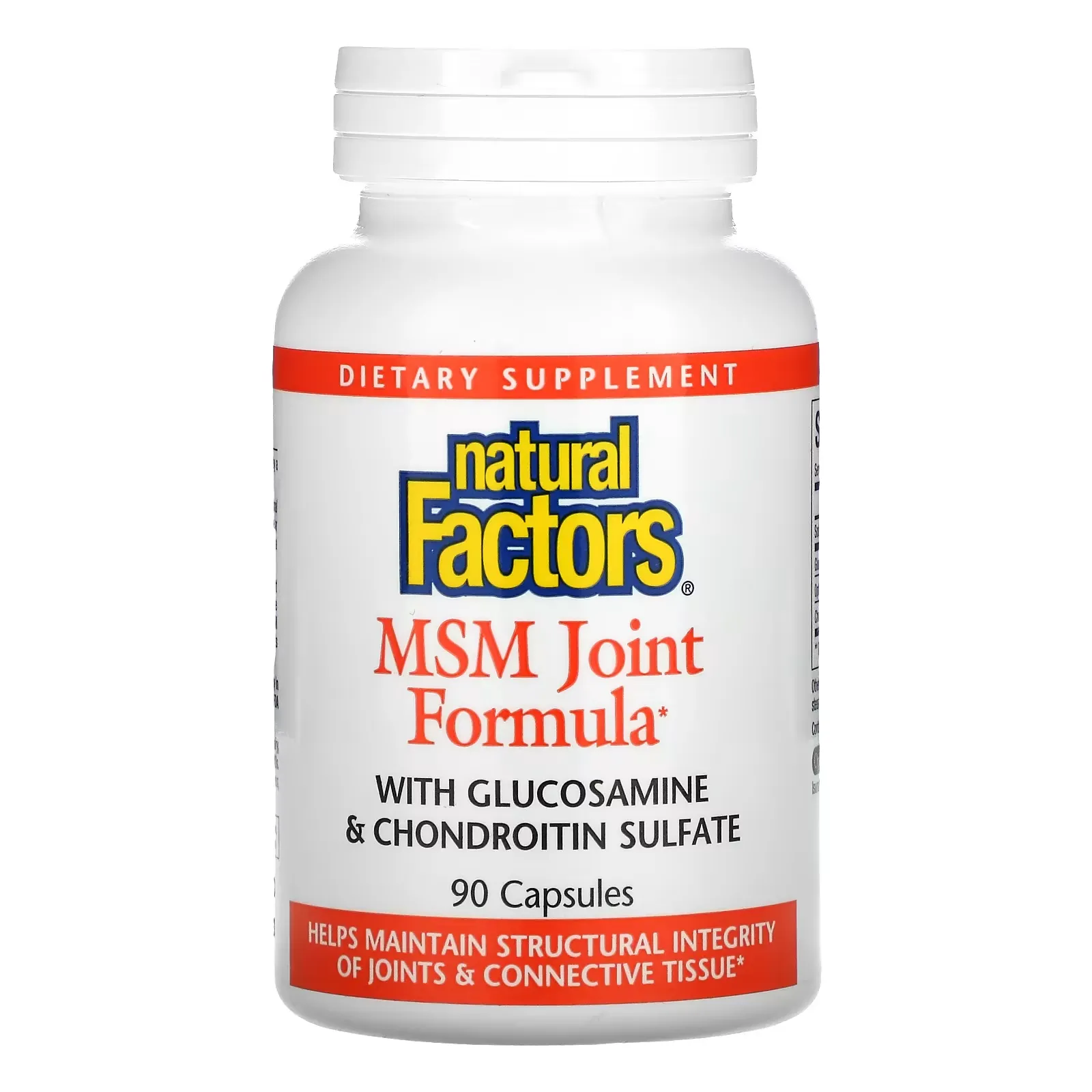 MSM Joint Formula with Glucosamine & Chondroitin Sulfate, 90 Capsules