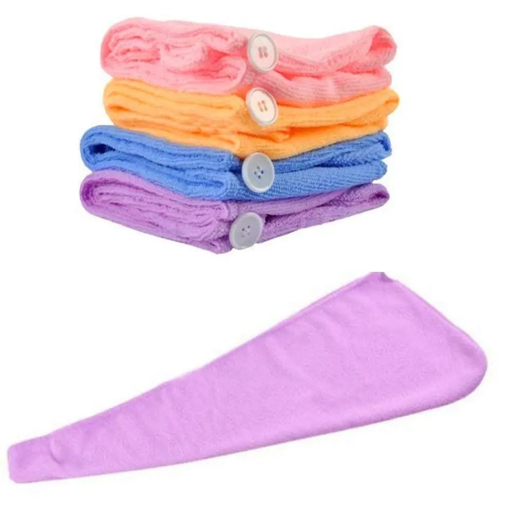 Bronson Professional Premium Hair Wrapper Towel For Quick Hair Drying With Microfiber Multicolor (Color May Vary)