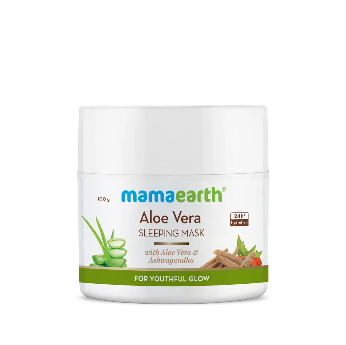 Mamaearth Aloe Vera Sleeping Mask,night Cream, With Aloe Vera & Ashwagandha For A Youthful Glow