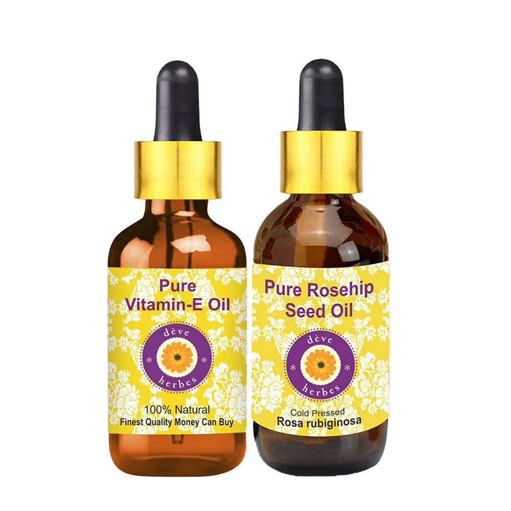 Deve Herbes Vitamin E & Rosehip Seed Oil Combo